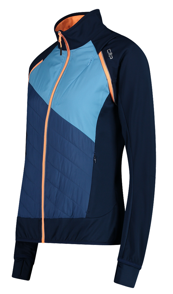 blue-dusty | | blue (30A2276) Outdoorjacke abnehmbaren CMP Sport mit Ärmeln Damen Praxenthaler Jacken | Bekleidung Isolationsjacken | Jacke